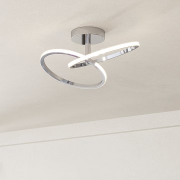 Eglo - Candeeiro de tecto LED/12W/230V 2700/4000/6500K cromado brilhante