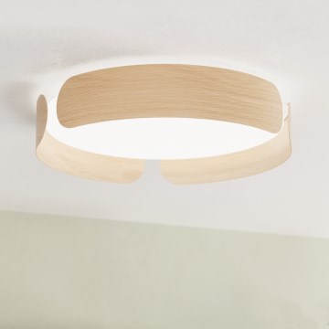 Eglo - Candeeiro de tecto LED/20W/230V Ø 37 cm bege