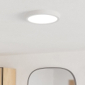 Eglo - Candeeiro de tecto LED para casa de banho 11,5W/230V 2700/4000/6500K diâmetro 21,1 cm IP44 branco