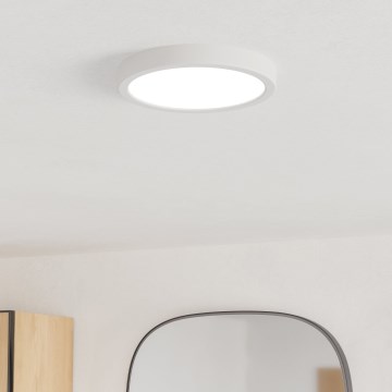 Eglo - Candeeiro de tecto LED para casa de banho 11,5W/230V 2700/4000/6500K diâmetro 21,1 cm IP44 branco