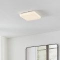 Eglo - Candeeiro de tecto LED para casa de banho LED/18W/230V 33x33 cm IP44