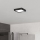 Eglo - Candeeiro de tecto LED para casa de banho LED/7W/230V 2700/4000/6500K 15x15 cm IP44 preto