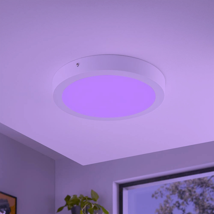Eglo - Plafon LED RGBW dimerizável FUEVA-C LED/21W/230V, diâmetro 30 cm
