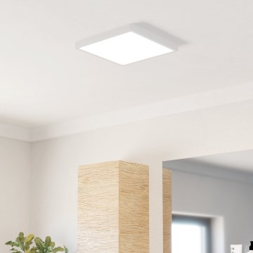 Eglo - Candeeiro de teto LED para casa de banho LED/13W/230V 29x29 cm IP44 branco