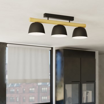 Eglo - Candeeiro integrado 3xE27/40W/230V