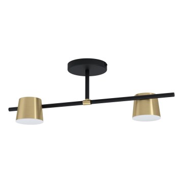 Eglo - Candeeiro  integrado LED 2xGU10/4,6W/230V 3000K dourado