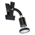Eglo - Candeeiro LED com clipe 1xGU10/4,5W/230V preto