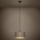 Eglo - Candeeiro suspenso 1xE27/40W/230V castanho