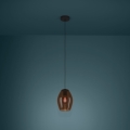 Eglo - Candeeiro suspenso 1xE27/40W/230V castanho