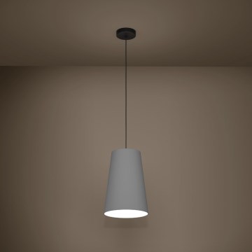 Eglo - Candeeiro suspenso 1xE27/40W/230V cinzento