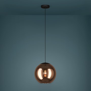Eglo - Candeeiro suspenso 1xE27/40W/230V cobre