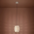 Eglo - Candeeiro suspenso 1xE27/40W/230V diâmetro 21 cm creme