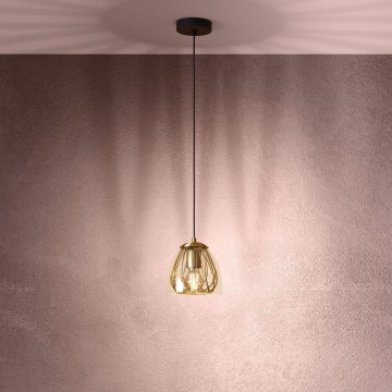 Eglo - Candeeiro suspenso 1xE27/40W/230V dourado