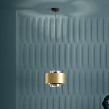 Eglo - Candeeiro suspenso 1xE27/40W/230V dourado