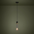 Eglo - Candeeiro suspenso 1xE27/40W/230V preto/dourado