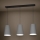 Eglo - Candeeiro suspenso 3xE27/40W/230V cinzento