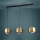 Eglo - Candeeiro suspenso 3xE27/40W/230V dourado