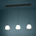 Eglo - Candeeiro suspenso 3xE27/40W/230V preto