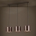 Eglo - Candeeiro suspenso 3xE27/60W/230V cobre