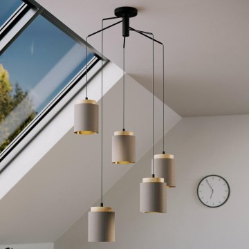 Eglo - Candeeiro suspenso 5xE27/40W/230V aranha