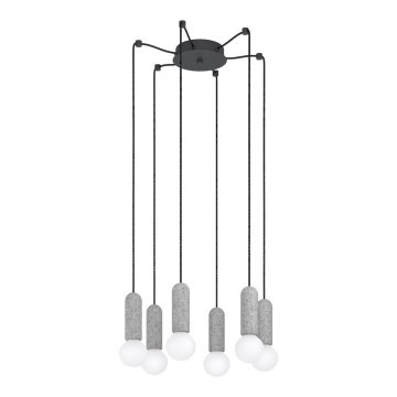 Eglo - Candeeiro suspenso 6xE27/40W/230V aranha