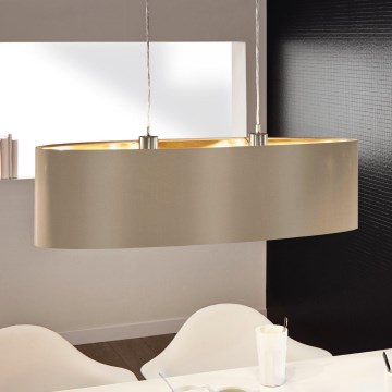 Eglo - Candeeiro suspenso com cabo 2xE27/60W/230V