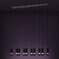 Eglo - Candeeiro suspenso LED 10xGU10/4,6W/230V preto
