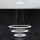 Eglo - Candeeiro suspenso LED com regulação 1xLED/45W/230V + 1xLED/33W + 1xLED/19,5W