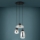 Eglo - Candeeiro suspenso LED com regulação 3xLED/5,4W/230V 2700K fumado