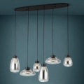 Eglo - Candeeiro suspenso LED com regulação 6xLED/5,4W/230V 2700K fumado