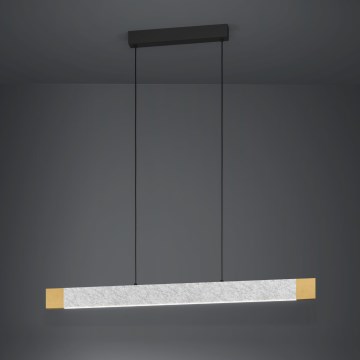 Eglo - Candeeiro suspenso LED com regulação LED/22,2W/230V 3000K castanho/cinzento