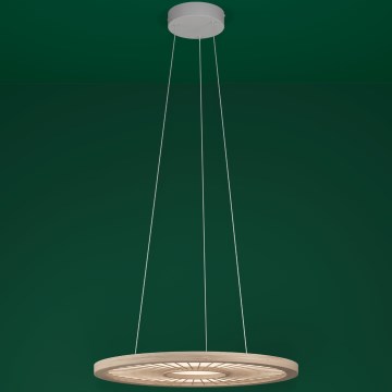 Eglo - Candeeiro suspenso LED com regulação LED/36W/230V 4000K bege