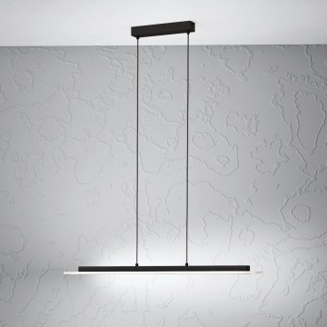 Eglo - Candeeiro suspenso LED com regulação LED/57,5W/230V 3000K preto + comando