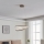 Eglo - Candeeiro suspenso LED LED/36W/230V 3000K bege