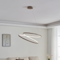 Eglo - Candeeiro suspenso LED LED/42W/230V 3000K bege