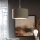 Eglo - Candeeiro suspenso LED TUNJA 1xE27/60W/230V taupe