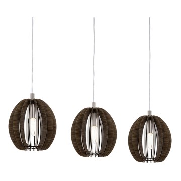 Eglo - Candelabro 3xE14/60W/230V