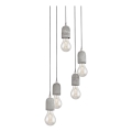 Eglo - Candelabro 5xE27/60W/230V