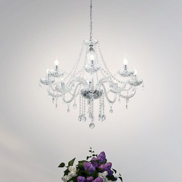 Eglo - Candelabro 8xE14/40W/230V