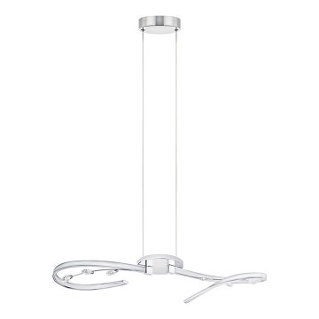 Eglo - Candelabro de cristal num fio LED 2xLED/8W/230V