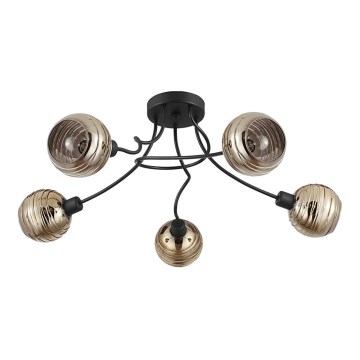 Eglo - Candelabro montado à superfície 5xE14/40W/230V