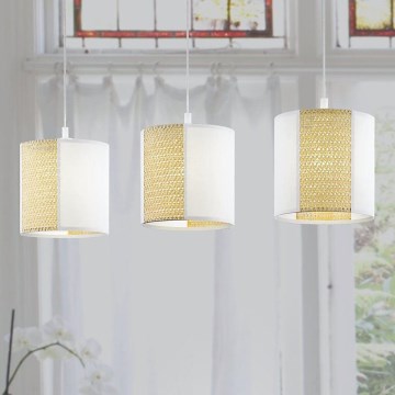 Eglo - Candelabro num fio 3xE27/40W/230V