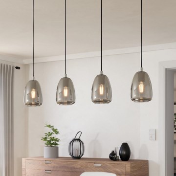 Eglo - Candelabro num fio 4xE27/40W/230V