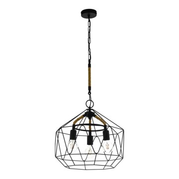 Eglo - Candelabro numa corrente 3xE27/40W/230V