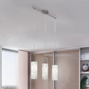 EGLO - Candelabro pendente 3xE27/60W/230V