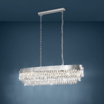 Eglo - Candelabro suspenso 13xE14/40W/230V brilhante cromado