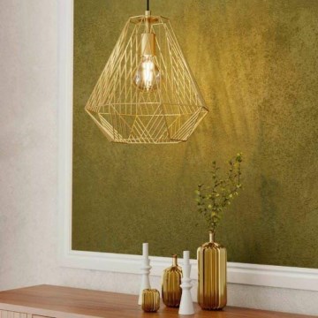Eglo - Candelabro suspenso 1xE27/40W/230V dourado