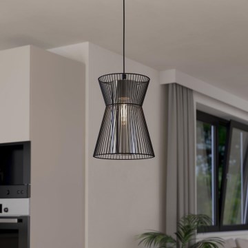 Eglo - Candelabro suspenso 1xE27/40W/230V preto