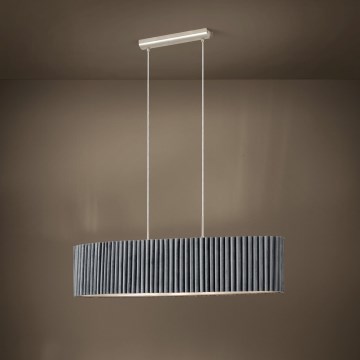 Eglo - Candelabro suspenso 2xE27/40W/230V cinzento