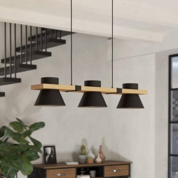 Eglo - Candelabro suspenso 3xE27/15W/230V